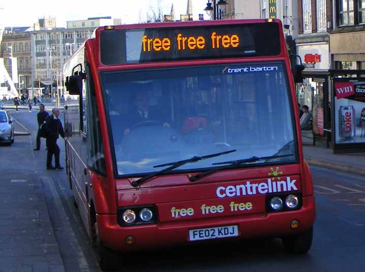 Trent Barton Optare Solo Centrelink 444